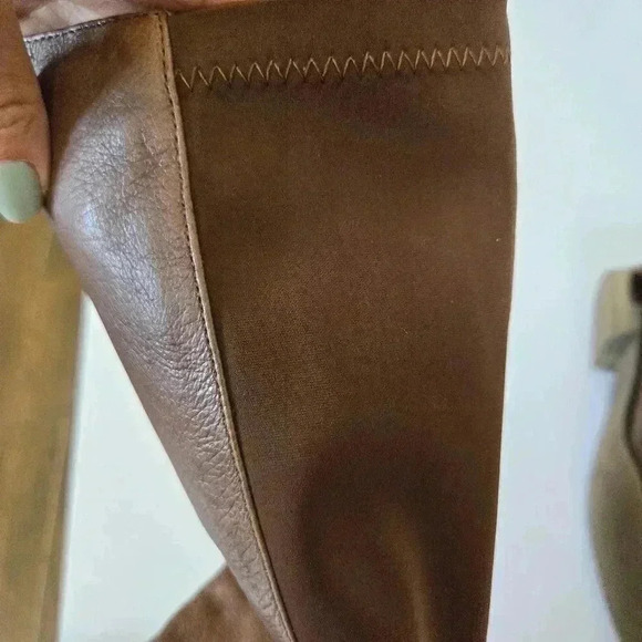 Steve Madden Creation Leather Knee Boots 7.5 - Picture 8 of 10